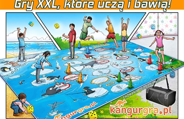 EKO GRY XXL dla dzieci OZE - czyste powietrze, energia, woda - ekologiczne gry