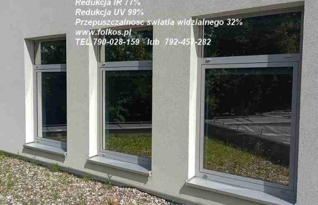 Folia przeciwsłoneczna zewnetrzna Silver 35 Xtra SR - redukcja IR 77%, redukcja UV 99%- przyciemnianie szyb Warszawa