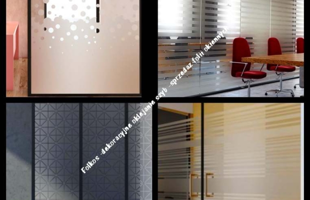 Folie matowe, folie dekoracyjne, lustro weneckie ...Folkos folie okienne Warszawa - Usługa okejania szyb Warszawa