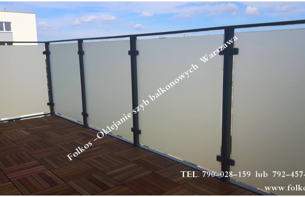 Folie na balkony Warszawa Wilanów- Klimczaka, Osi, Teodorowicza, Sarmacka, Aleja Rzeczypospolitej...Folia na balkon