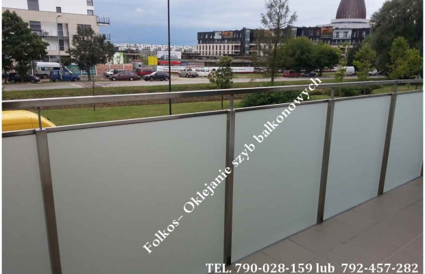 Folie na balkony Warszawa Wilanów- Klimczaka, Osi, Teodorowicza, Sarmacka, Aleja Rzeczypospolitej...Folia na balkon