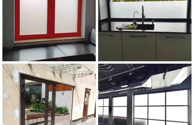 Folie okienne Warszawa Żerań, Praga Północ, Targówek, Bródno...Folie z usługą oklejania szyb Warszawa Folkos folie