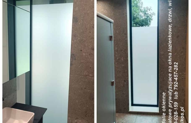 Folie prywatyzujące matowe mrożone ba balkon- Oklejamy balkony folią -Folie matowe mleczne białe, mrożone, szronione...