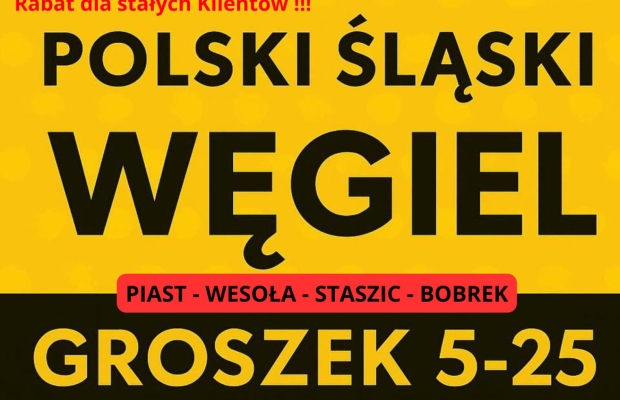 PROMOCJA POLSKI ŚLASKI WĘGIEL - GROSZEK - DARMOWA DOSTAWA