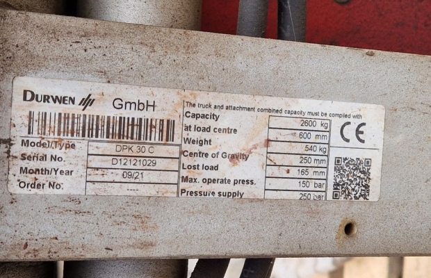 Paletyzer na dwie palety Durwen DPK30C podwójny paletyzer