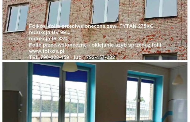 Folkos folie przeciwsłoneczne zewnetrzne Białołęka- Przyciemnianie szyb w mieszkaniu, domu, biurze, magazynie...Warszawa