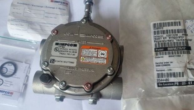 Parownik reduktor gazu LPG Linde oryginał części zamienne wózki widłowe