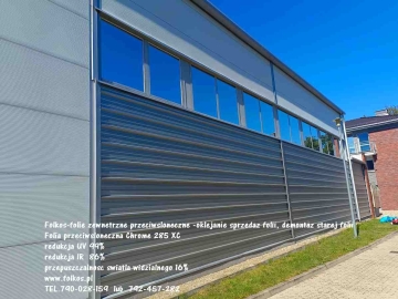 Folie przeciwsłoneczne zewnętrzne Warszawa - Folie z usługą przyciemniania szyb -Folkos folie okienne