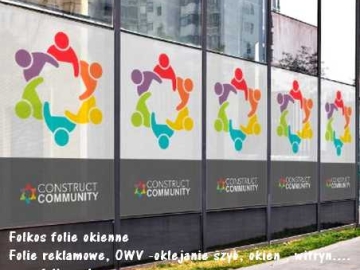 Folie okienne matowe białe, szare, mleczne, mrożone, mrożone niebieskie, mrożone złote...Folkos folie z usługą oklejania