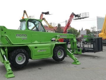 Wynajem ładowarek teleskopowych - ładowarki teleskopowe Merlo Manitou Dieci
