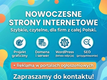 Strona internetowa już od 590 zł - BEZ PRZEPŁACANIA! + DODAWANIE OGŁOSZEŃ