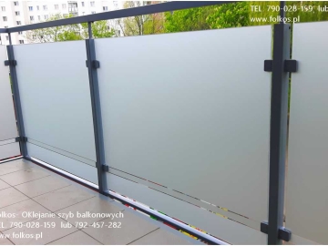 Folie na balkony Warszawa Wilanów- Klimczaka, Osi, Teodorowicza, Sarmacka, Aleja Rzeczypospolitej...Folia na balkon