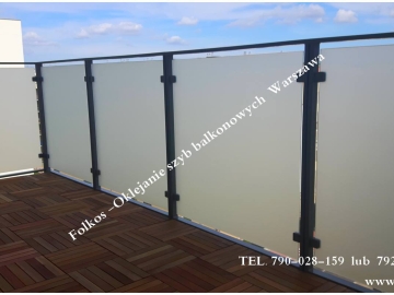 Folie na balkony Warszawa Wilanów- Klimczaka, Osi, Teodorowicza, Sarmacka, Aleja Rzeczypospolitej...Folia na balkon