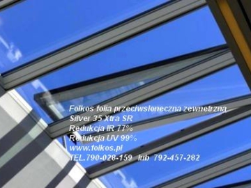 Folia Chrome 285 XC, Chrome 270 XC, Silver 20 Xtra SR, Silver 35 Xtra SR- folie przeciwsłoneczne zewnetrzne z montażem