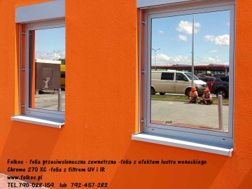Folie przeciwsłoneczne zewnetrzne Warszawa Praga Południe, Praga Północ, Gocłąw- folie z usługą oklejania szyb Warszawa